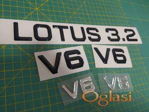 V6 V8 stiker oznake